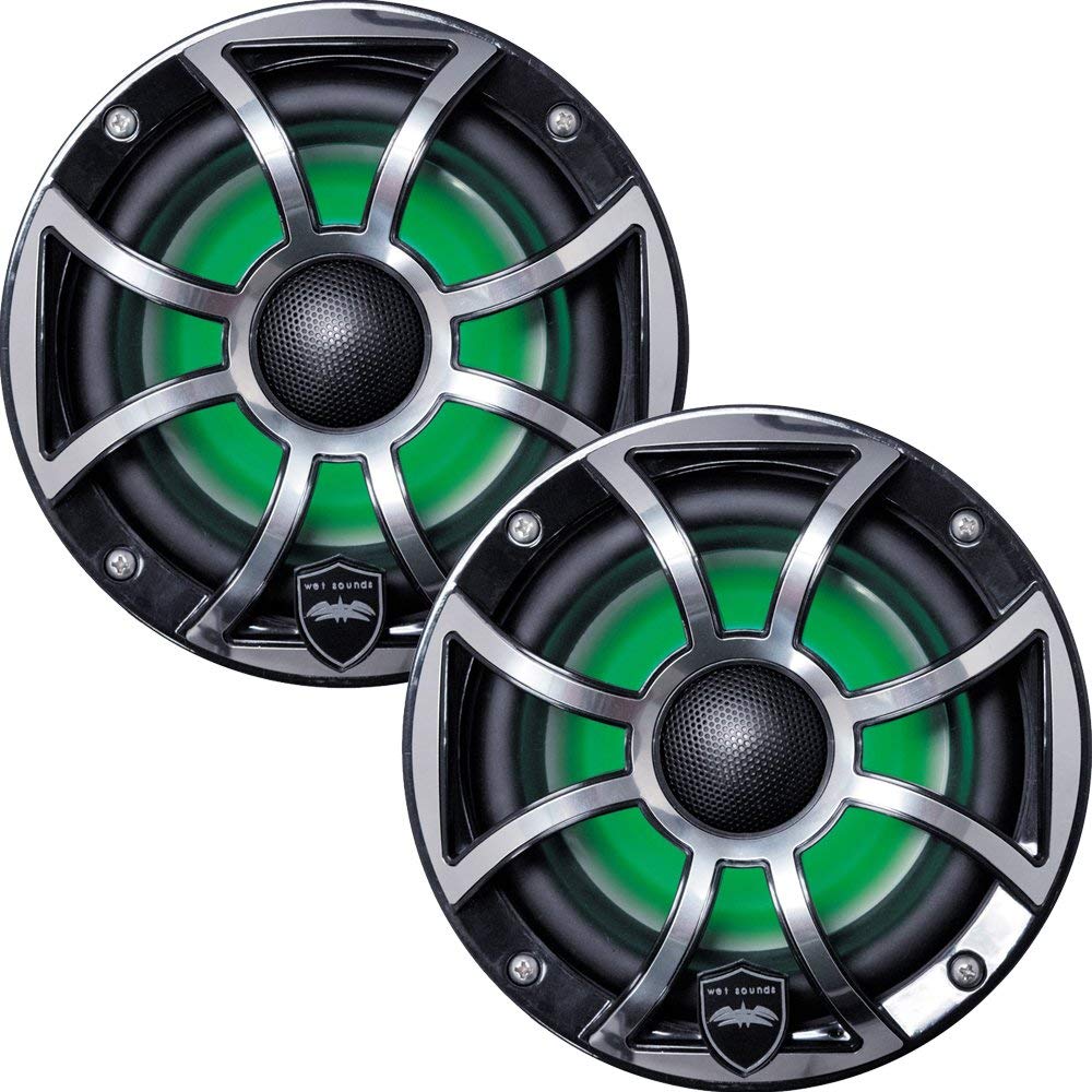 Amazon.com: Wet Sounds REVO 6-XSB-SS Black XS/Stainless Overlay